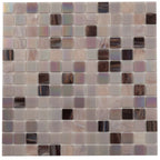 Peony Lavender Mixed Squares Glass Tile | Tile Club