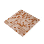 Soft Rose Mixed Squares Glass Tile | Tile Club