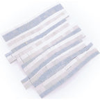 Mosaic Tile Sheet with Azul Cielo and Thassos Marble for a Blue and White tile Pattern