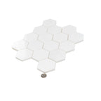 3" Thassos Marble Hexagon Tile Polished | Tile Club
