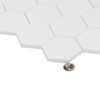 3" Thassos Marble Hexagon Tile Honed | Tile Club