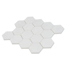 3" Thassos Marble Hexagon Tile Honed | Tile Club
