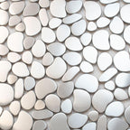 Stainless Steel Pebble Metal Mosaic Tile | Tile Club