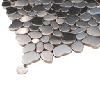 Stainless Steel Pebble Metal Mosaic Tile | Tile Club