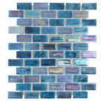 Alimia Sea Recycled Glass Brick Mosaic Tile | Tile Club