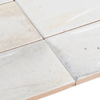 Luna Arc White 4x4 Ceramic Square Tile | Tile Club