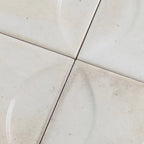 Luna Arc White 4x4 Ceramic Square Tile | Tile Club