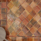 Luna Red Pencil Trim Backsplash Edge