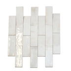 Luna White 2.5x8 Ceramic Subway Tile | Tile Club