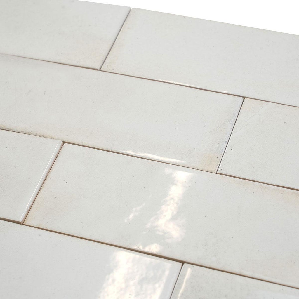 Luna White 2.5x8 Ceramic Subway Tile | Tile Club