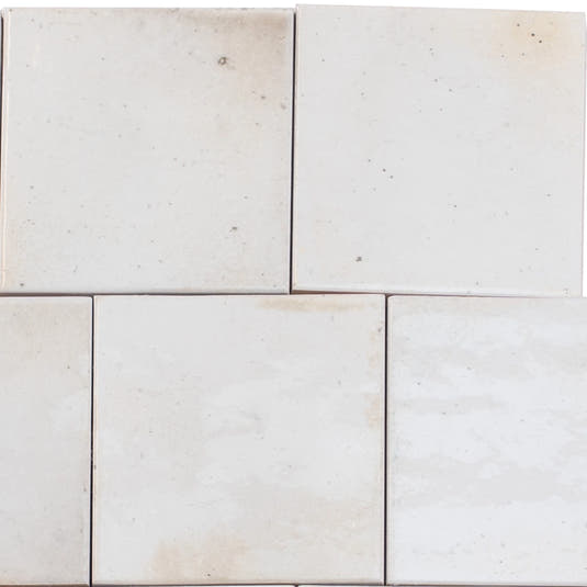 Luna White 4x4 Ceramic Square Tile | Tile Club
