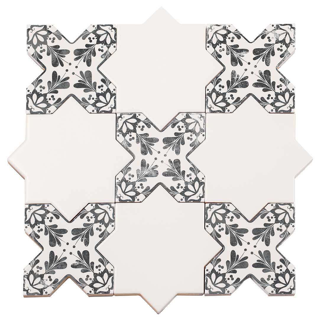 Santa Barbara Dappled Green Decorative Cross | Star and Cross