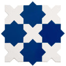 Santa Barbara Royal Blue Star Ceramic Tile | Tile Club