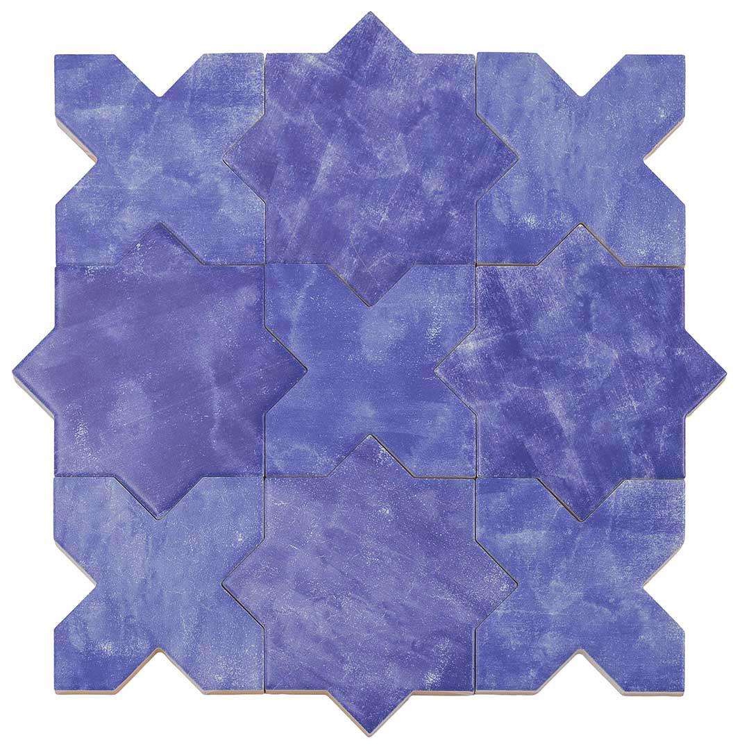 Santa Barbara Sky Blue Cross Ceramic Tile | Tile Club