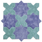 Santa Barbara Dappled Green Cross Ceramic Tile | Tile Club