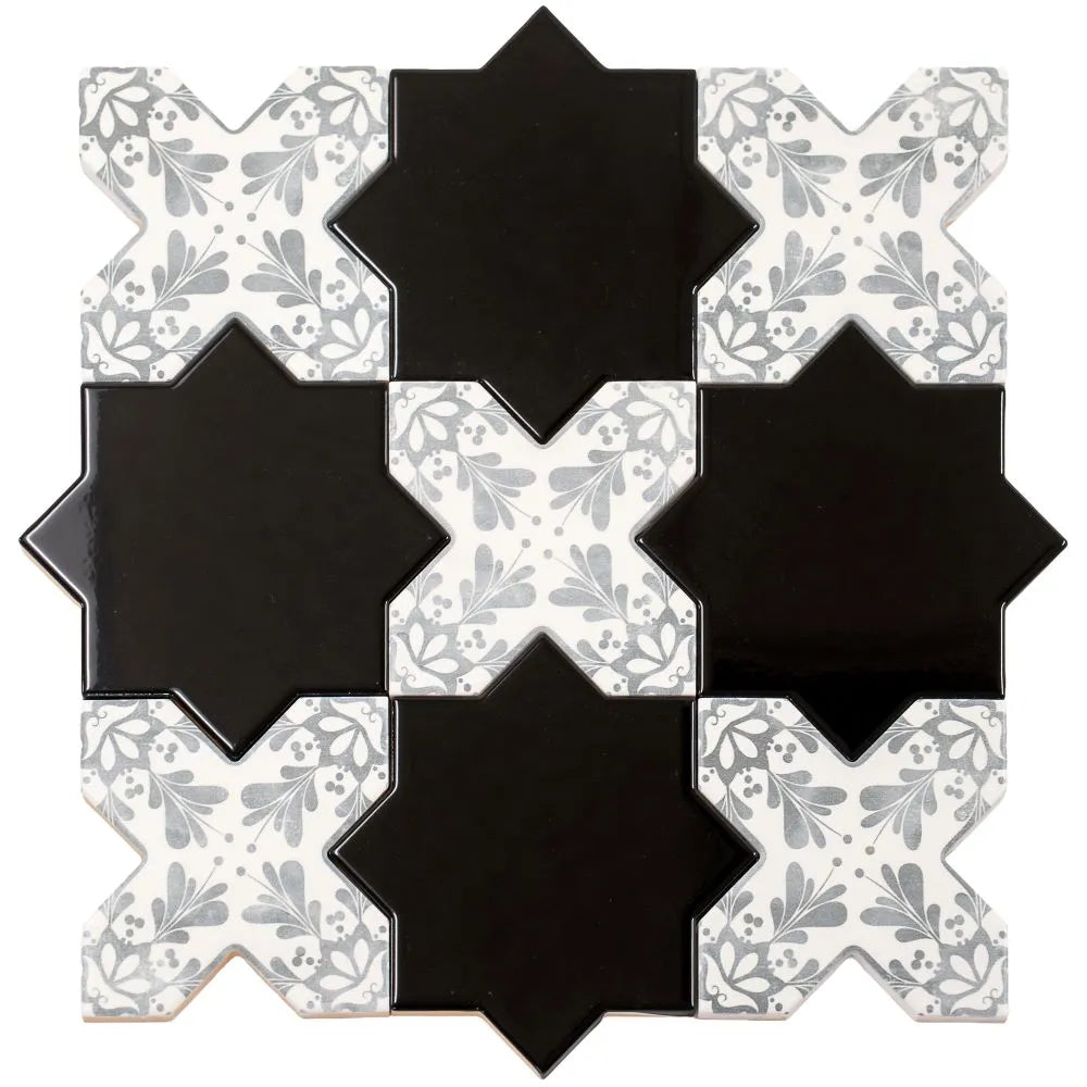 Santa Barbara Smoke Gray Decorative Cross | Tile Club