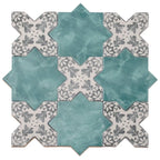 Santa Barbara Smoke Gray Decorative Cross | Tile Club