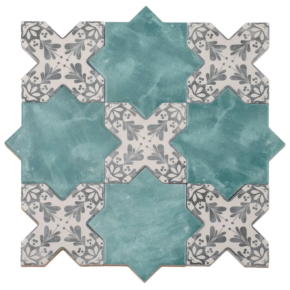 Santa Barbara Smoke Gray Decorative Cross | Tile Club