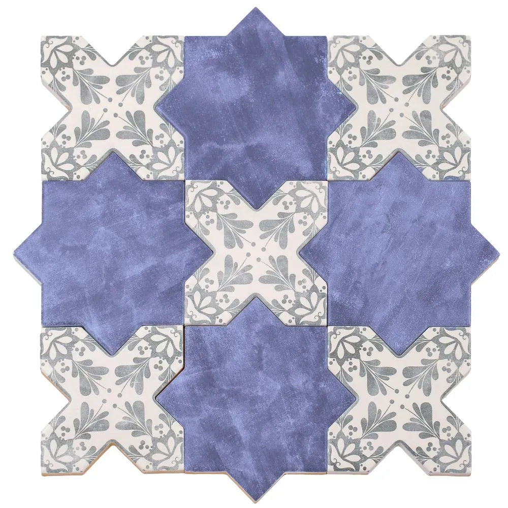 Santa Barbara Smoke Gray Decorative Cross | Tile Club