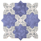 Santa Barbara Smoke Gray Decorative Cross | Tile Club