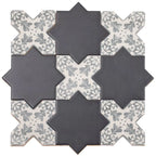 Santa Barbara Smoke Gray Decorative Cross | Tile Club