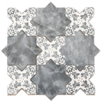 Santa Barbara Smoke Gray Decorative Cross | Tile Club