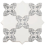 Santa Barbara Smoke Gray Decorative Cross | Tile Club