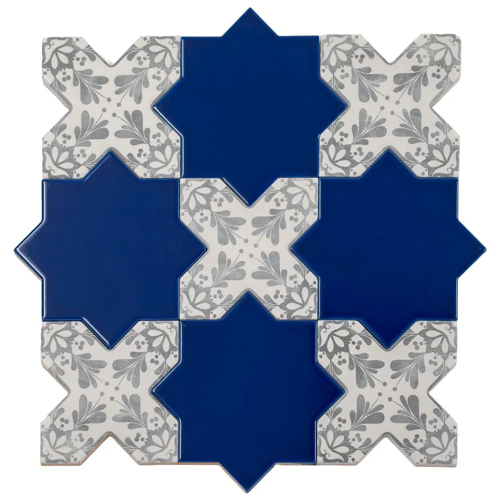 Santa Barbara Smoke Gray Decorative Cross | Tile Club