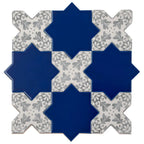 Santa Barbara Smoke Gray Decorative Cross | Tile Club