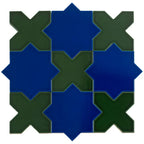 Santa Barbara Emerald Green Cross Ceramic Tile | Tile Club