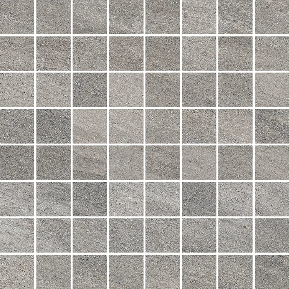 Quartz Gray Porcelain Mosaic Tile | Tile Club