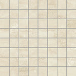 Novato Sabbia Porcelain Travertine Tile Mosaic 12x12 | Tile Club
