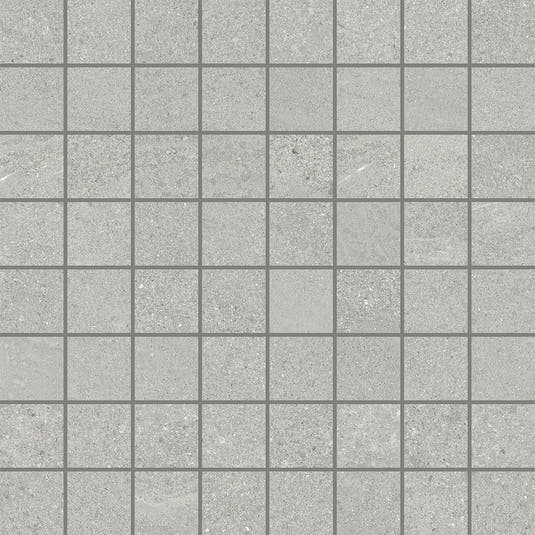 Newport Cold Gray Concrete Look Mosaic Tile 12x12 | Tile Club