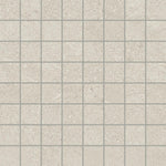 Newport Ivory Concrete Look Mosaic Tile Sample 12x12 | Tile Club