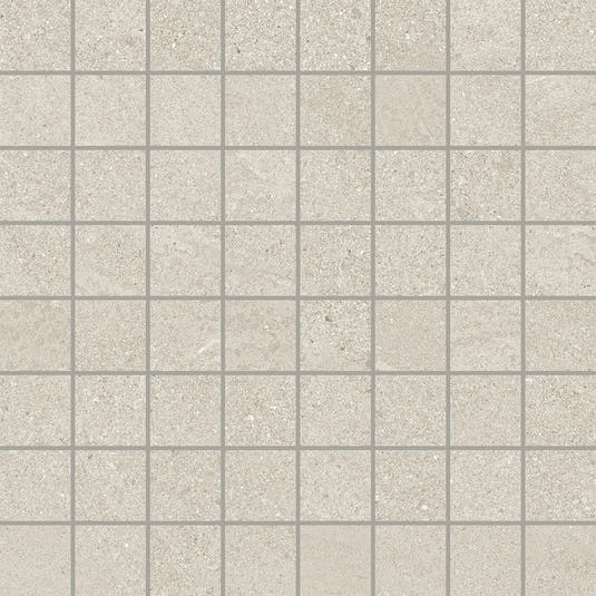 Newport Ivory Concrete Look Mosaic Tile 12x12 | Tile Club