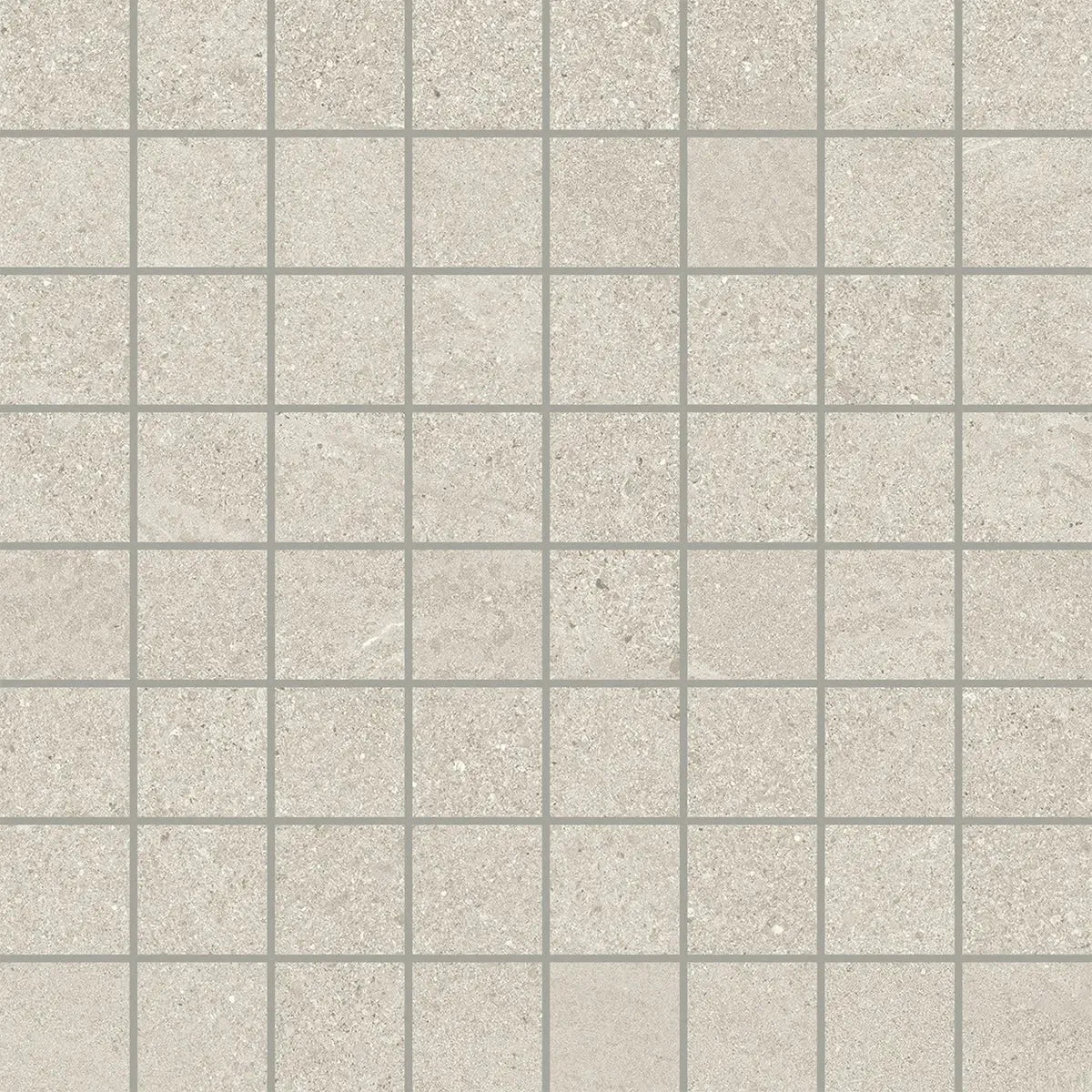 Newport Ivory Concrete Look Mosaic Tile 12x12 | Tile Club