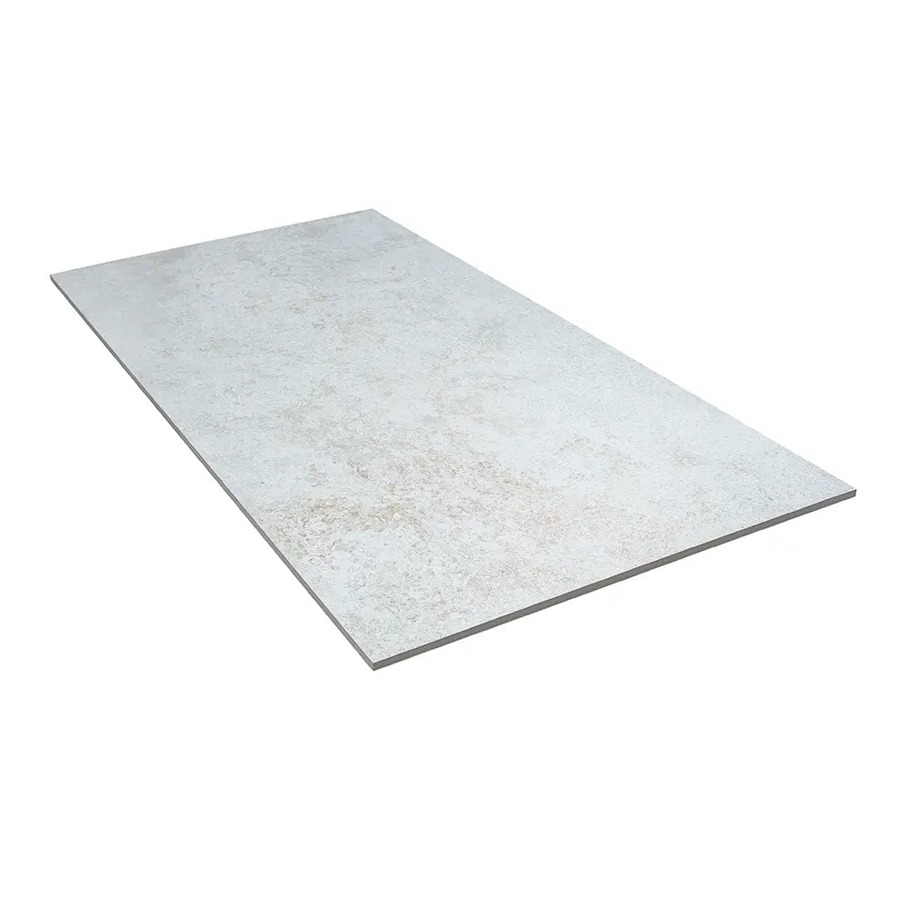 Grazioso White Concrete Porcelain Tile Sample | Tile Club