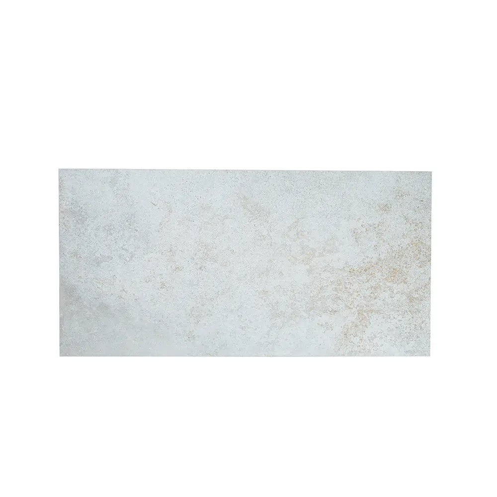 Grazioso White Concrete Porcelain Tile Sample | Tile Club