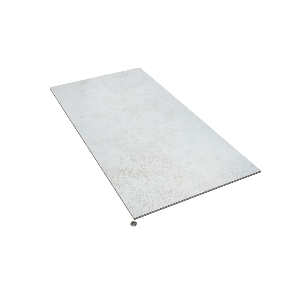 Grazioso White Concrete Porcelain Tile Sample | Tile Club