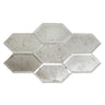4x8 Beveled Antique Mirror Glass Hexagon Tile