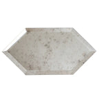 4x8 Beveled Antique Mirror Glass Hexagon Tile Sample | Tile Club