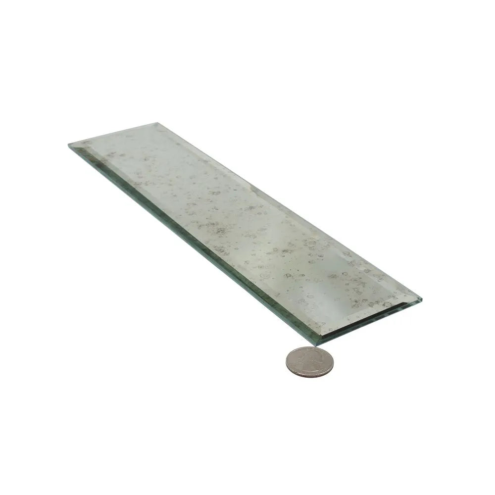 3x12 Beveled Antique Mirror Glass Subway Tile