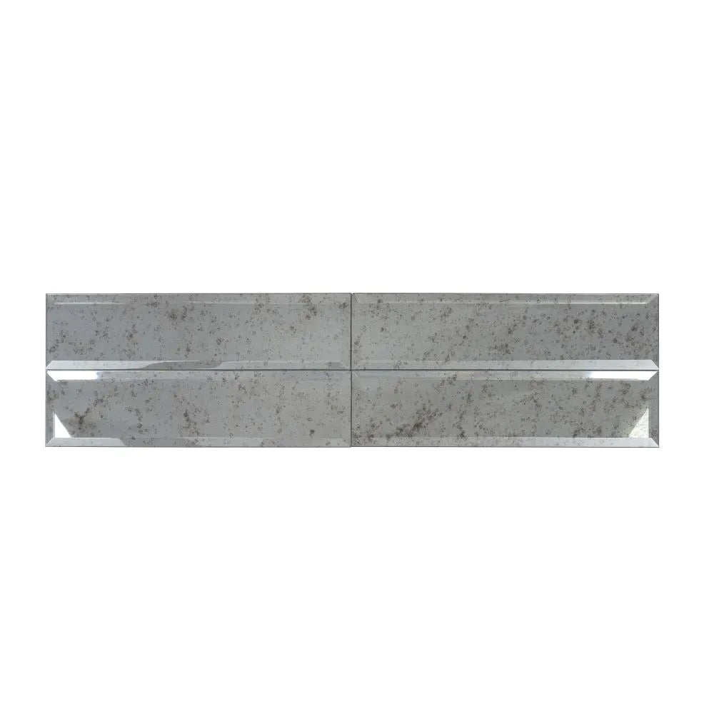 3x12 Beveled Antique Mirror Glass Subway Tile