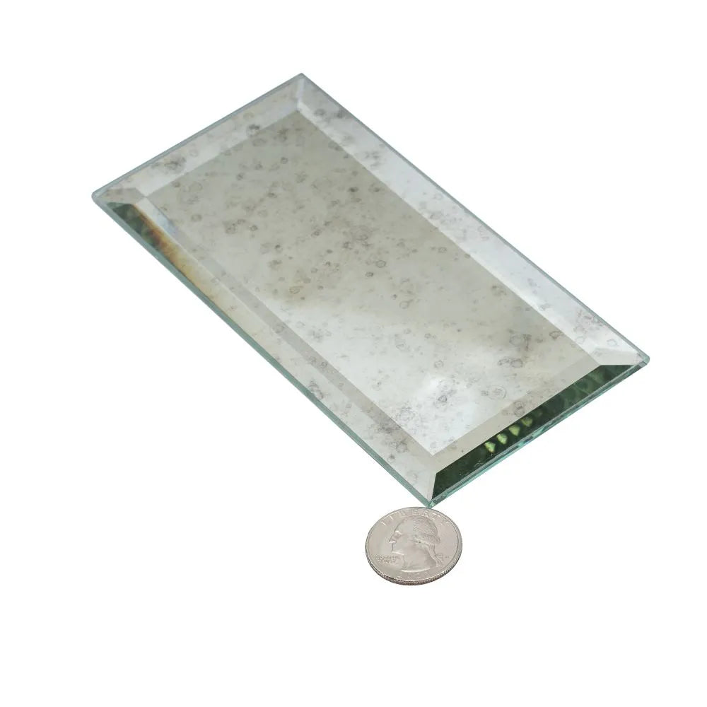 3x6 Beveled Antique Mirror Glass Subway Tile | Tile Club