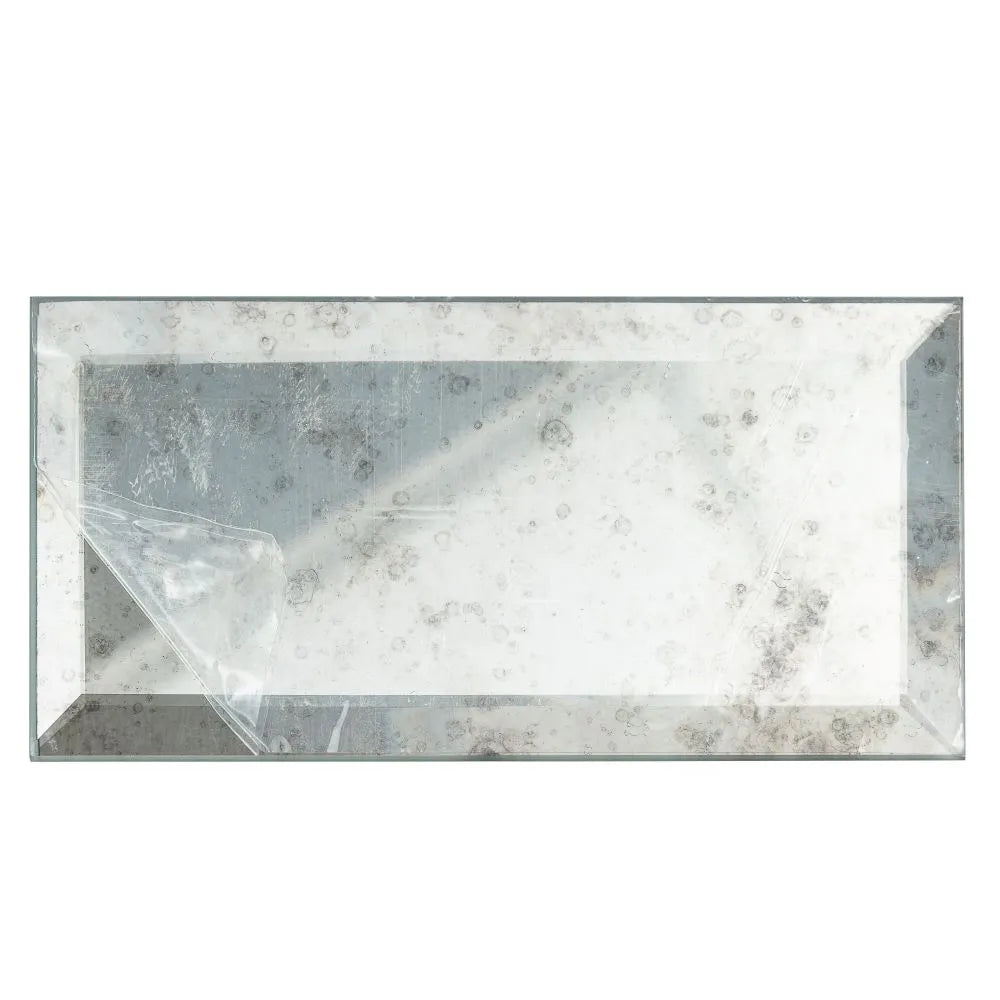 3x6 Beveled Antique Mirror Glass Subway Tile | Tile Club