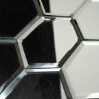 4x8 Beveled Clear Mirror Glass Hexagon Tile | Tile Club