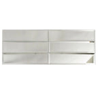 3x12 Beveled Clear Mirror Glass Subway Tile | Tile Club