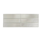 3x12 Beveled Clear Mirror Glass Subway Tile | Tile Club