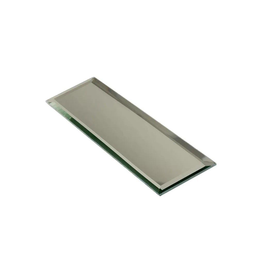 3x12 Beveled Clear Mirror Glass Subway Tile | Tile Club