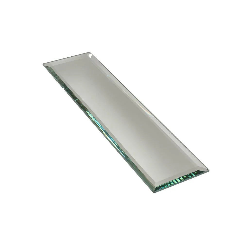 3x12 Beveled Clear Mirror Glass Subway Tile | Tile Club